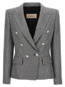Alexandre Vauthier Double Breasted Houndstooth Blazer