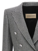 Alexandre Vauthier Double Breasted Houndstooth Blazer
