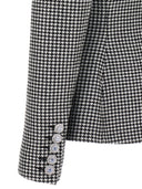 Alexandre Vauthier Double Breasted Houndstooth Blazer