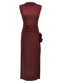 Magda Butrym Floral Midi Vestido