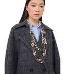 Max Mara Weekend Jabot White Necklace