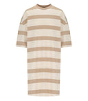 Mm Max Mara Mela Beige Striped Dress