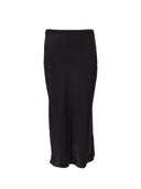 Anine Bing Bar Silk Skirt Black