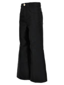 Giambattista Valli Cropped Silk Blend Pants