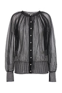 PACO Rabanne Mesh Studs Cardigan