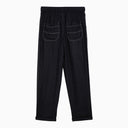 Isabel Marant étoile Black Silk Trousers With Drawstring