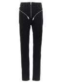 Mugler 'Zipped Spiral' Jeans