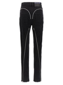 Mugler 'Zipped Spiral' Jeans