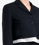 Erika cavallini semi couture jackor blå