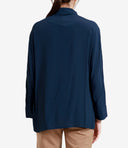 Camisas de semicoutura azul