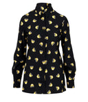 Erika cavallini semi couture shirts zwart