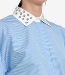 Msgm Shirts Light Blue