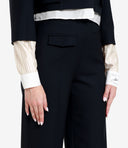 Erika Cavallini Semi Couture pantalones azules