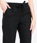 Pantalones de semicuture negro