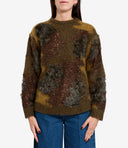 Sweaters de semicoutura verde