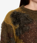 Sweaters de semicoutura verde