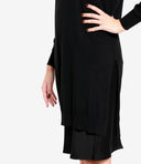 Vestidos de semicuture negros