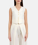 Erika Cavallini Semi Couture Jackets Creme