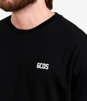 GCDS T 셔츠와 폴로 블랙