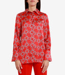 Camisas negras de centavo rojo