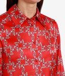 Camisas negras de centavo rojo