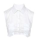 Aniye par top blanc