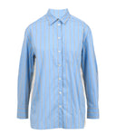 Camicie a semicouture azzurra+bianco