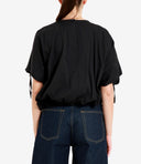 Camisas de semicoutura negra