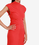 Msgm Dresses Red
