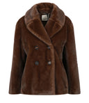 S Max Mara Abrigos Marrón