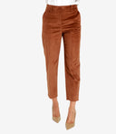 Pantalón Penny Negro Cuero Marrón