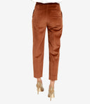 Pantalón Penny Negro Cuero Marrón