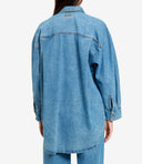 Msgm Camisas Mezclilla Mediana