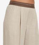 Semicouture Trousers Beige