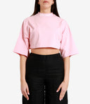 Magliette e polo Palm Angels rosa+bianco