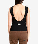 A Paper Kid Top Black