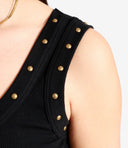 A Paper Kid Top Black