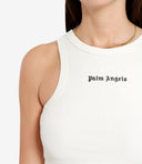 Palm Angels T-Shirts und Polos Weiß+Schwarz