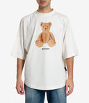 Palm Angels T-Shirts und Polos Weiß+Braun