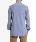 Camicie Barba Bianco+Blu Navy