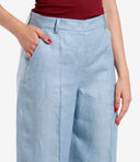 Pantaloni Max Mara Weekend Azzurro