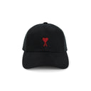 Ami Paris Red Adc Embroidery Hat