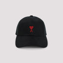 Ami Paris Red Adc Embroidery Hat