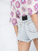 Alexander Wang Bite High Waisted Denim Shorts