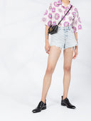 Alexander Wang Bite High Waisted Denim Shorts