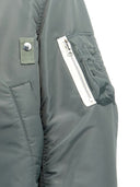 Sacai Shearling Insert Nylon Bomber Jacket