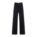 Saint Laurent V Waist Long Baggy Jeans
