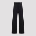 Saint Laurent V Waist Long Baggy Jeans