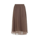 Brunello Cucinelli Midi Voile Skirt