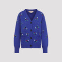 Marni Embroidered Floral Cardigan